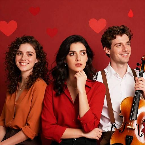 Heartfelt Portrait of Three People