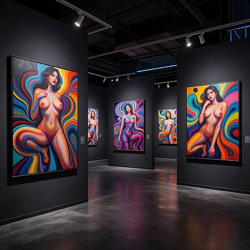 Futuristic NSFW AI Art Gallery