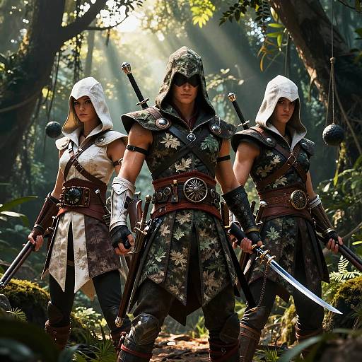 Assassin's Creed Trio in Jungle Camouflage