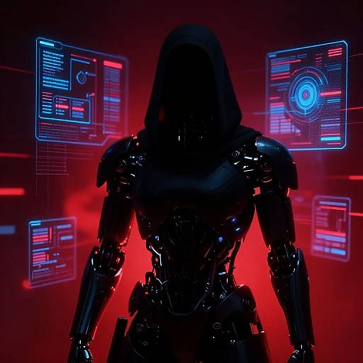 Shadow.exe Cybernetic Dystopian Figure