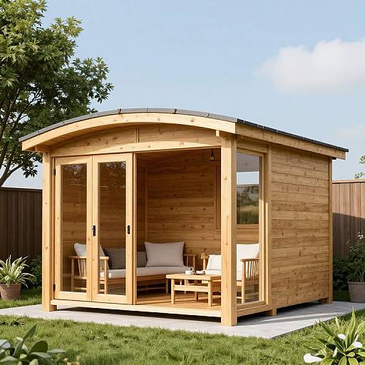 Contemporary Helios Wooden Garden Summerhouse