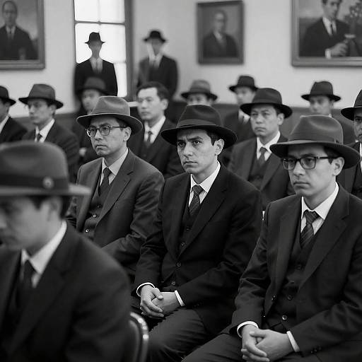 Intense Gatherings: Black and White Elegance