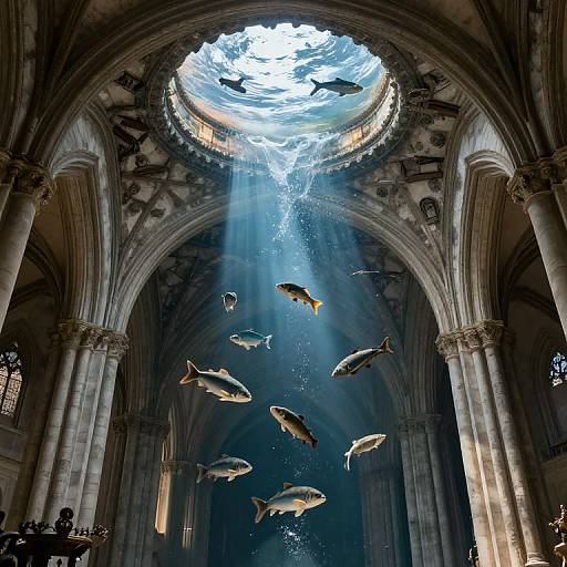Upside Down River in Cathedral
