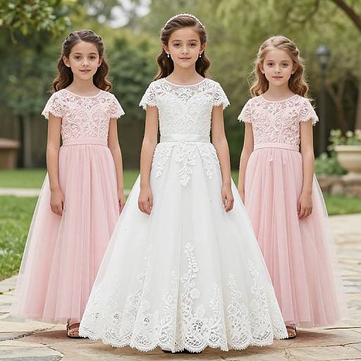 Elegant Bridesmaid Lace Dress