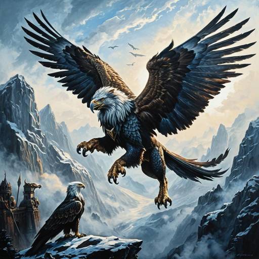 Majestic Griffon in Warhammer Fantasy Style