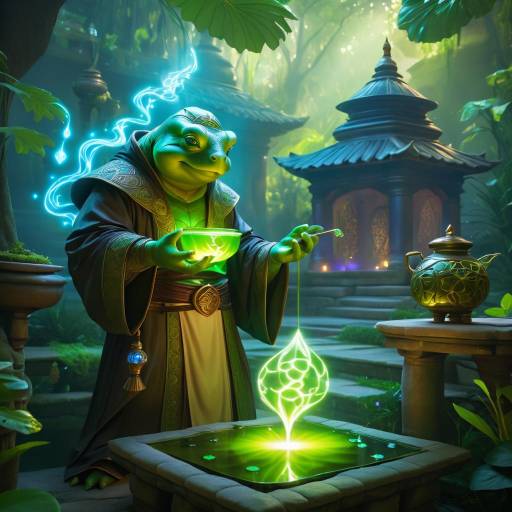 Cinematic Turtle Monk Brewing Potion