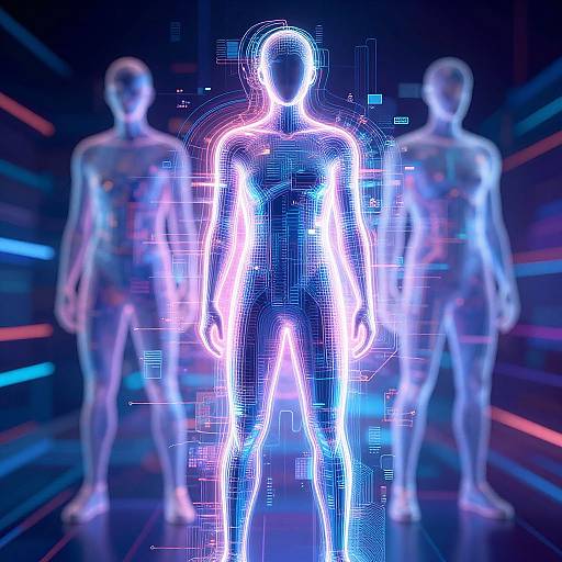 Abstract Digital Clothing Removal AI