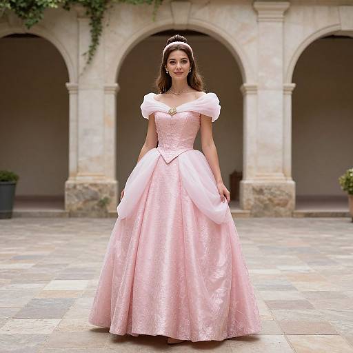 Princess Aurora in Pink Gown