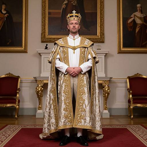 English Royalty in National Costume