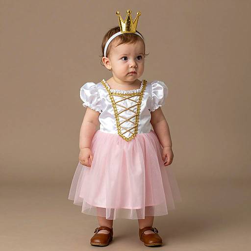 Baby Girl in Princess Costume