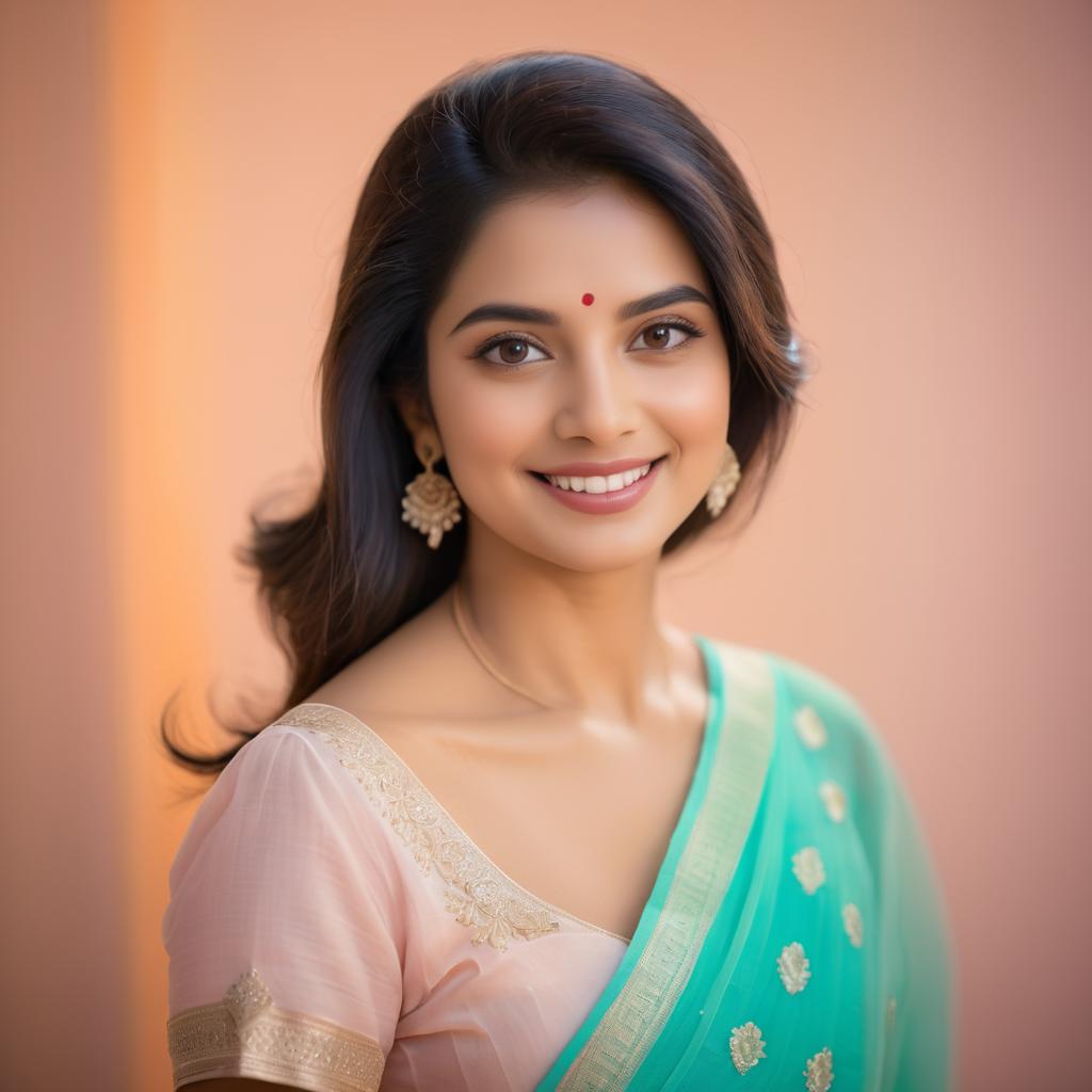 Beauty Portrait of a South Asian Woman