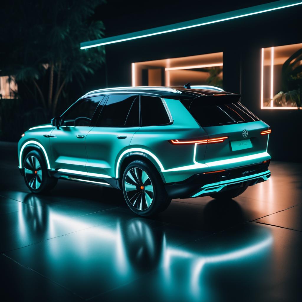 Cinematic Electric SUV Photography