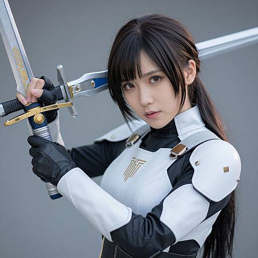 Futuristic Starfighter Woman Cosplay