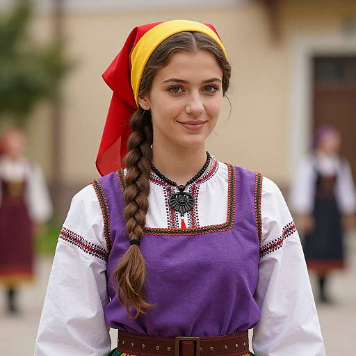 Photorealistic Frida-Inspired Costume Portrait