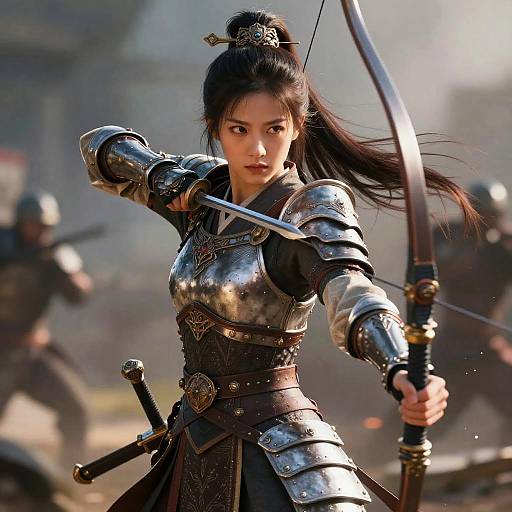 Ultra Detailed Warrior Girl Masterpiece