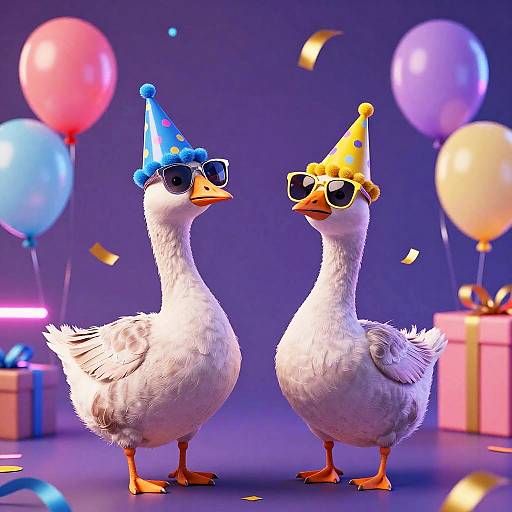 Party Animals Goose Celebration