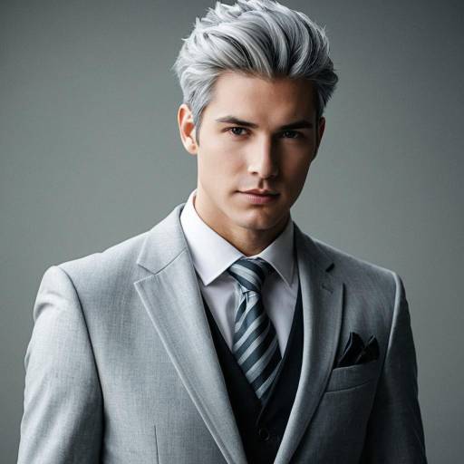 Stylish Male Cosplay with Gray Blazer