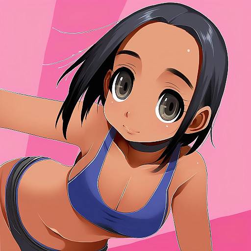 Illustration of Arung samudra (cessa), ombok diving and delivery services in the style of Happa (cloverppd)