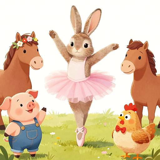 Benny Rabbit's Tulle Ballet Performance