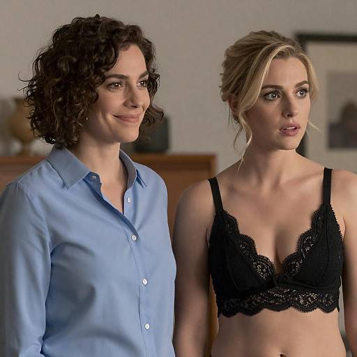 Indoor Portrait of Two Women