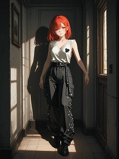 Cinematic Fashion Shoot with Redhead Model