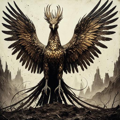Mystical Vintagepunk Phoenix