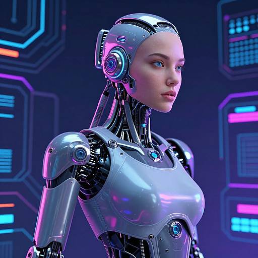 Futuristic Cybernetic Seiter Entity