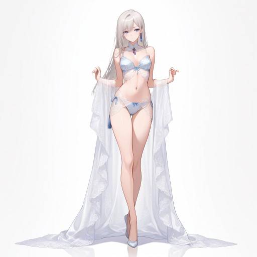 Elegant Lingerie Portrait of a Woman Elegant Lingerie Portrait of a Woman