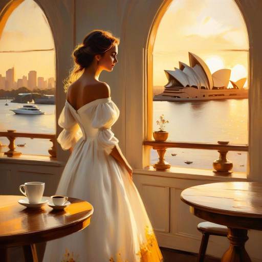Impressionist View of Sydney at Sunset