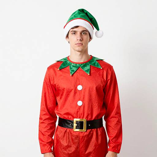 Modern Adult Christmas Elf Costume Photo