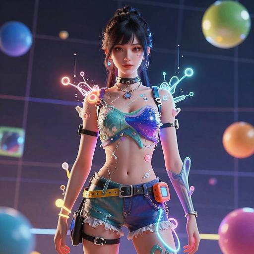 Vanny Digital Avatar in Cyberspace