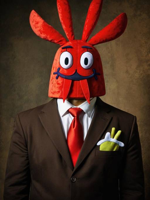 Realistic Mr. Krabs Cosplay Portrait