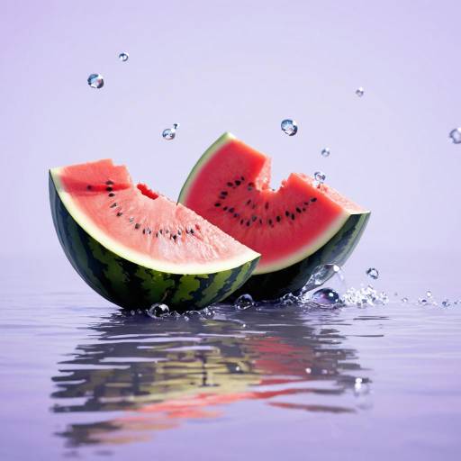 Vibrant Watermelon Still Life Composition Vibrant Watermelon Still Life Composition