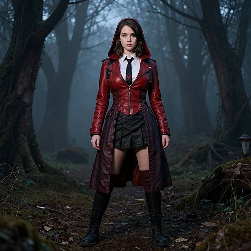 Van Helsing Teen in Gothic Forest