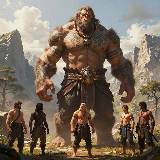 D&D Goliath Height Comparison