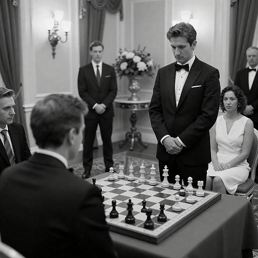 Elegant Chess Match in a Formal Setting