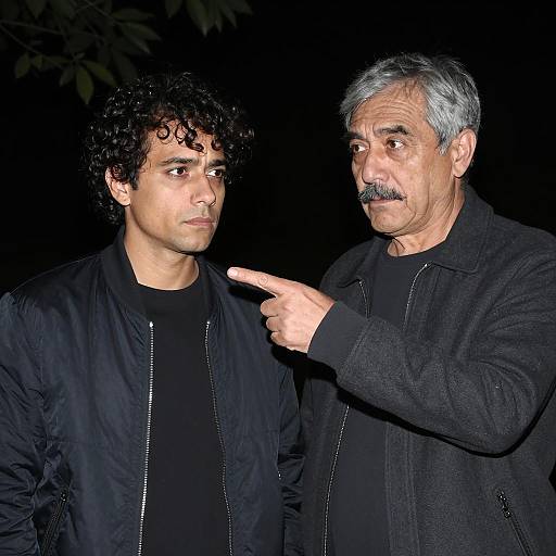 Mysterious Encounter in Dark Setting