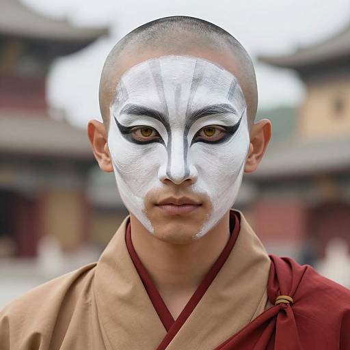 Realistic Adult Aang Costume Photography