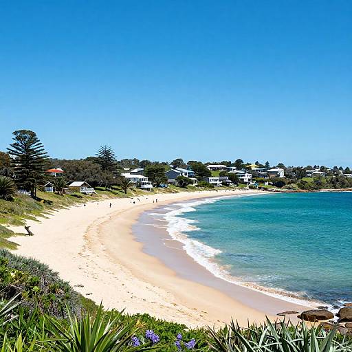 Woolgoolga Pristine Beach Landscape