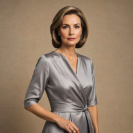 Elegant Portrait of a Middle-Aged Lady Elegant Portrait of a Middle-Aged Lady