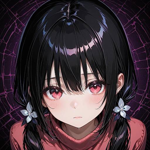 Illustration of Monoko, yume nikki in the style of Hakui ami