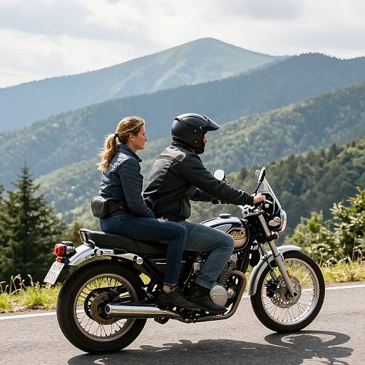 Motorcycling Through Appalachian Mountains