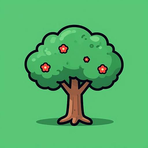 Cyborg Downy Myrtle Logo Design