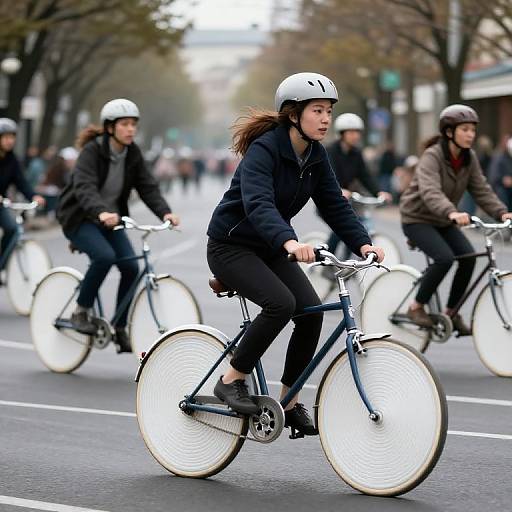 Sound Wheel Bicycles in Flight