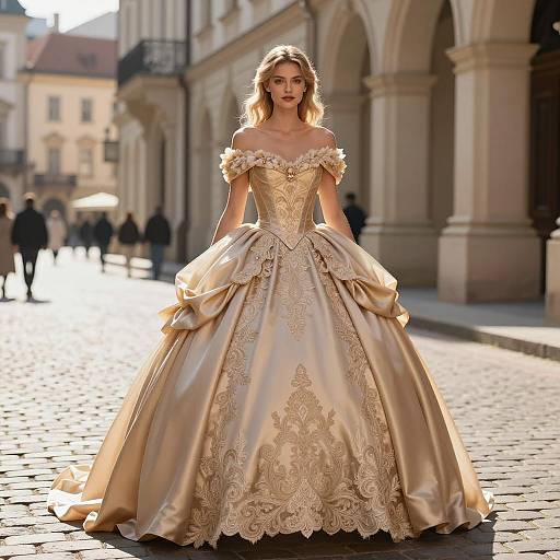 Elegant Princess in Photorealistic Style