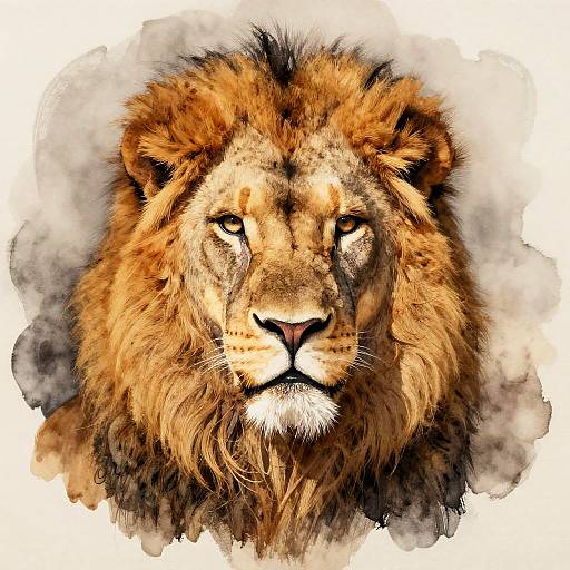 Frida Kahlo Lion with Goonies Monster