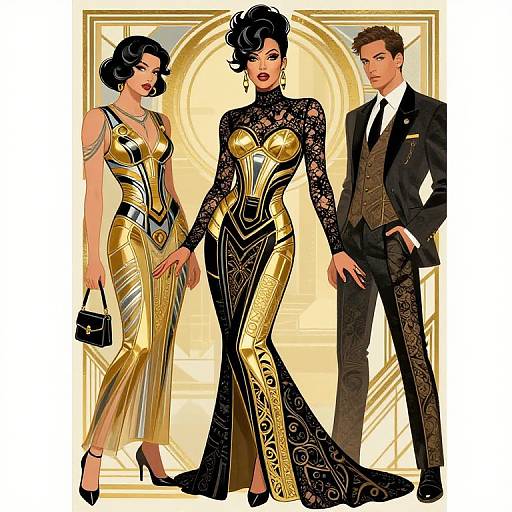 Futuristic Kintsugi Prince Singer