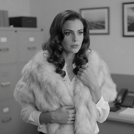 Elegant Portrait of a Classic Woman