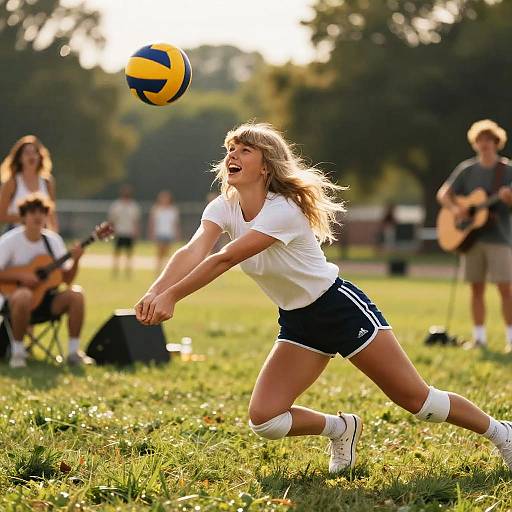 Taylor Swift Volleyball Fun Moment
