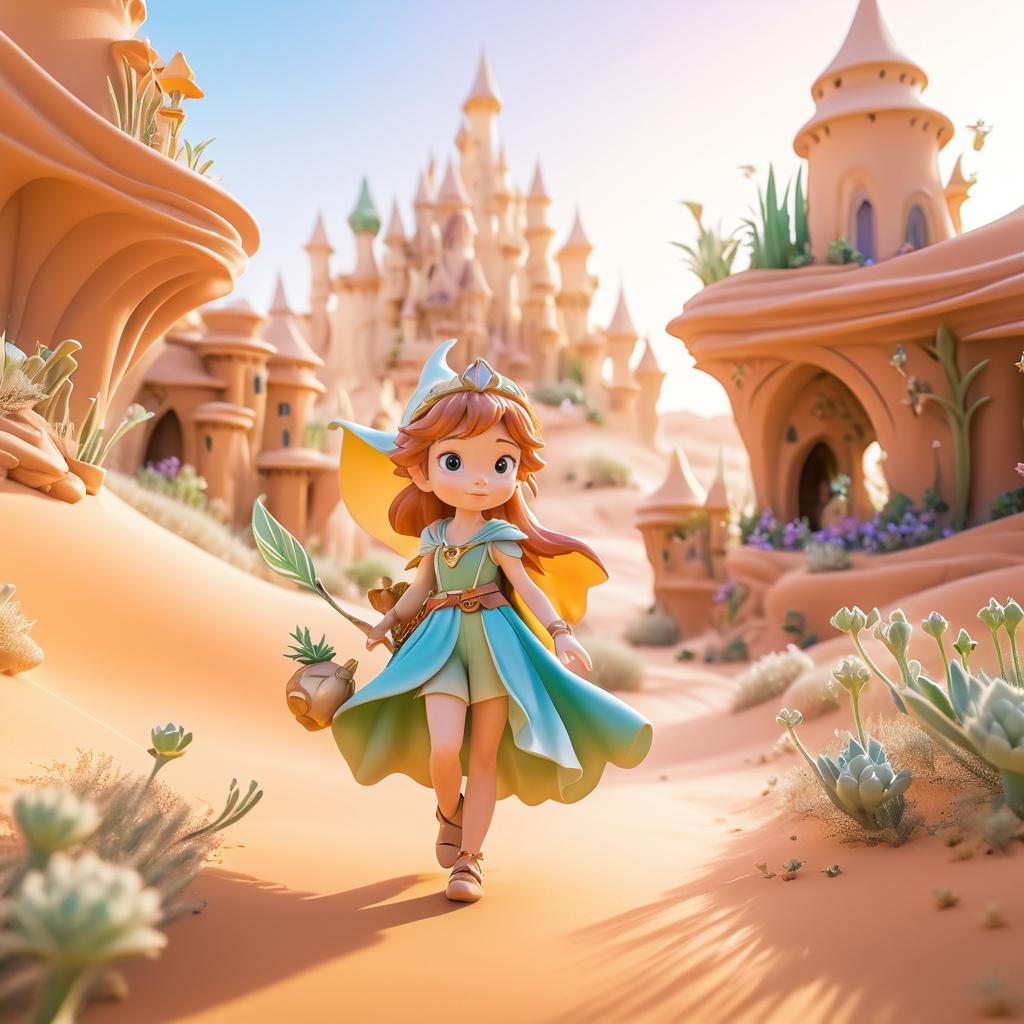 Adventurous Fairy Journey Through the Desert